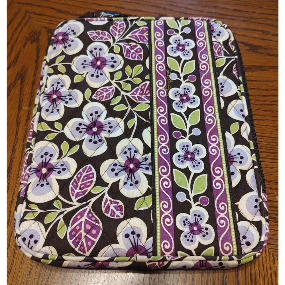 Vera Bradley Fabric Soft Tablet Case /‎ Cover Zipper Bag 8