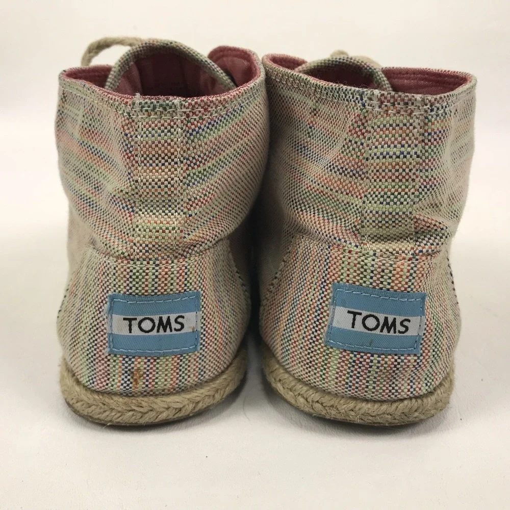 Toms booties canvas