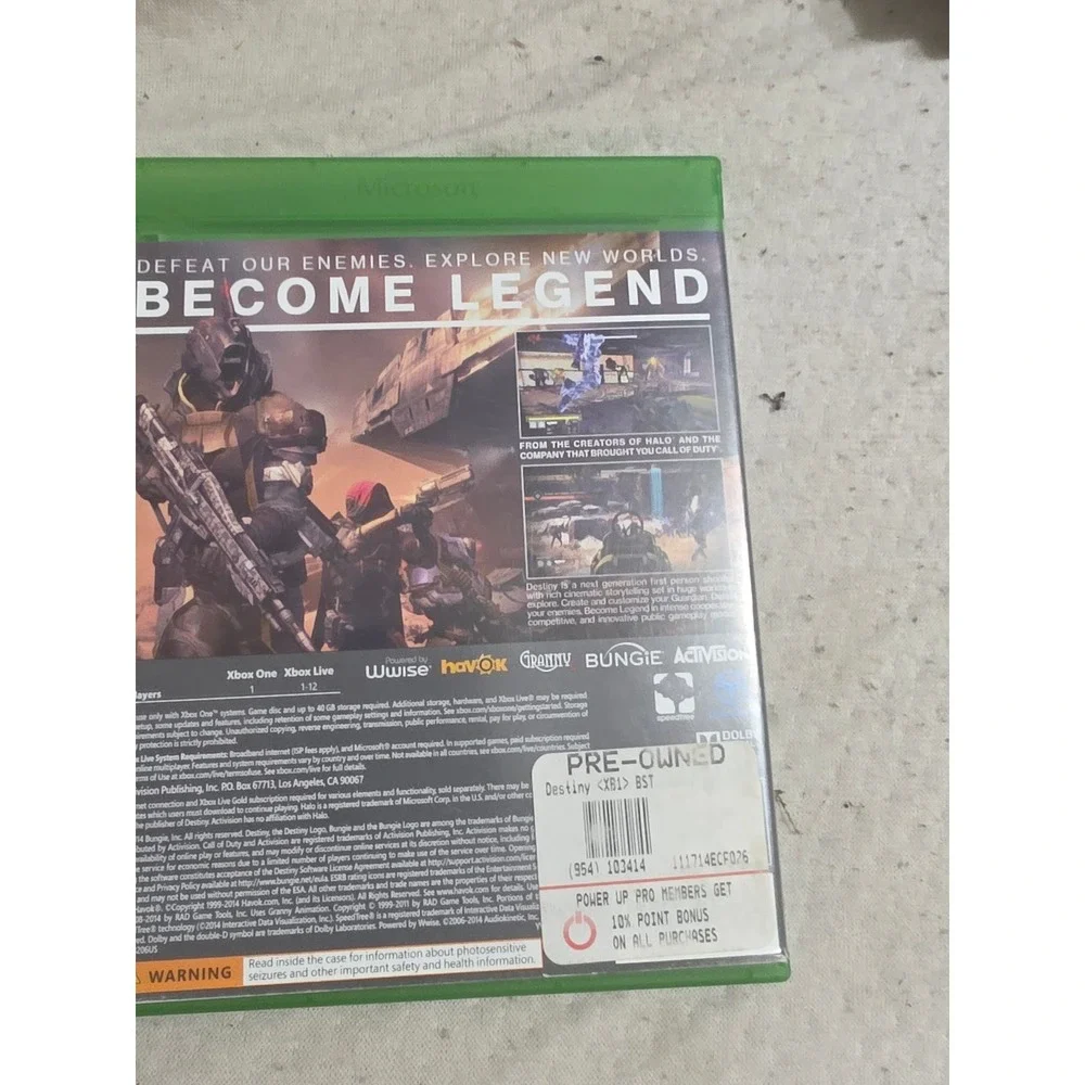 Bungie destiny xbox