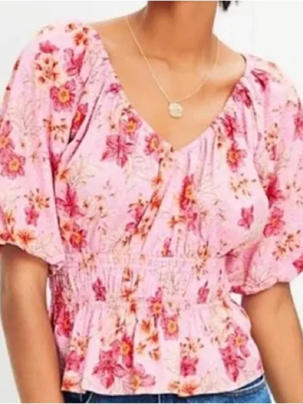 LOFT lightweight pink