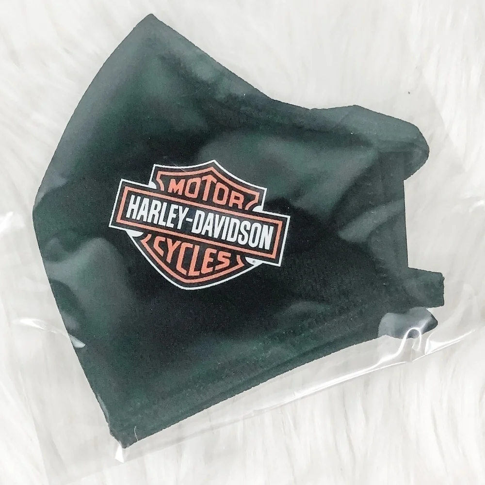 Harley Davidson Logo Unisex Adult‎ Black Face Mask OSFA