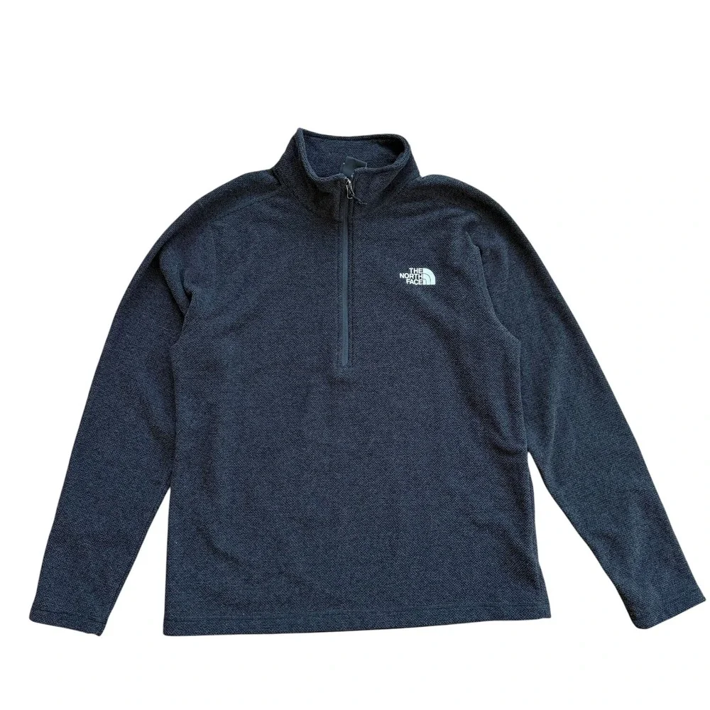 The‎ North Face Mens Skyline 1/4 Zip Fleece Pullover Charcoal Grey L