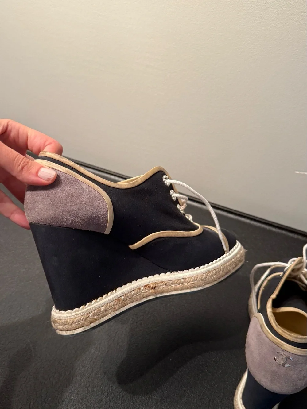 CHANEL classic espadrille