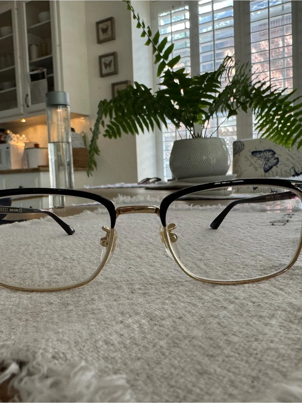 Gucci browline glasses