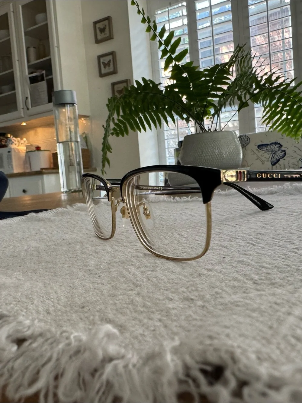 Gucci browline glasses