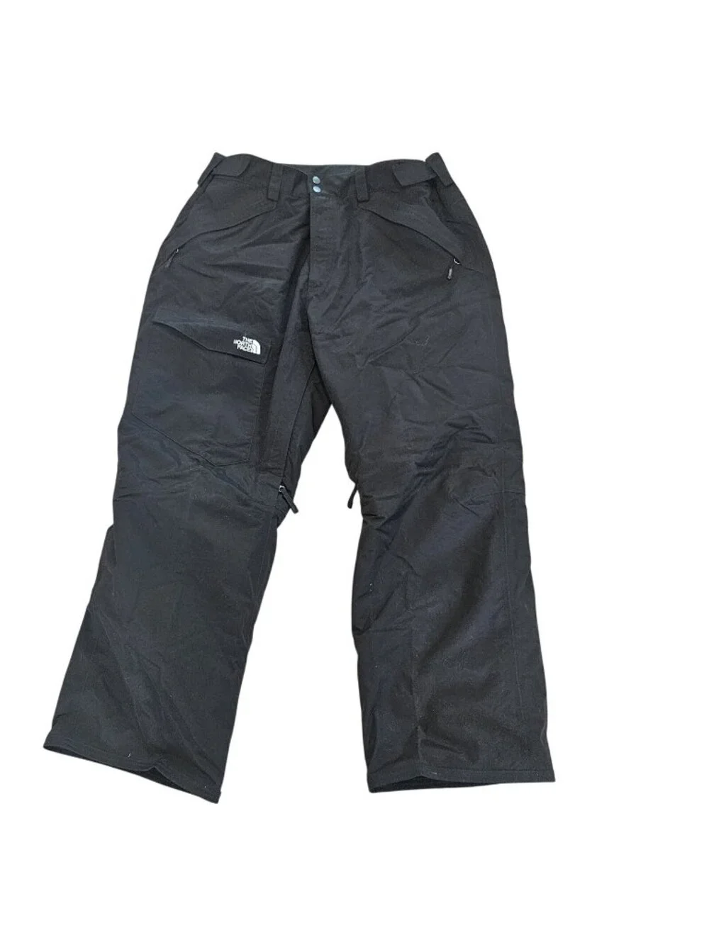 North Face Black Freedom Pants Snowboard Ski Waterproof Snow Mens XL 36x29
