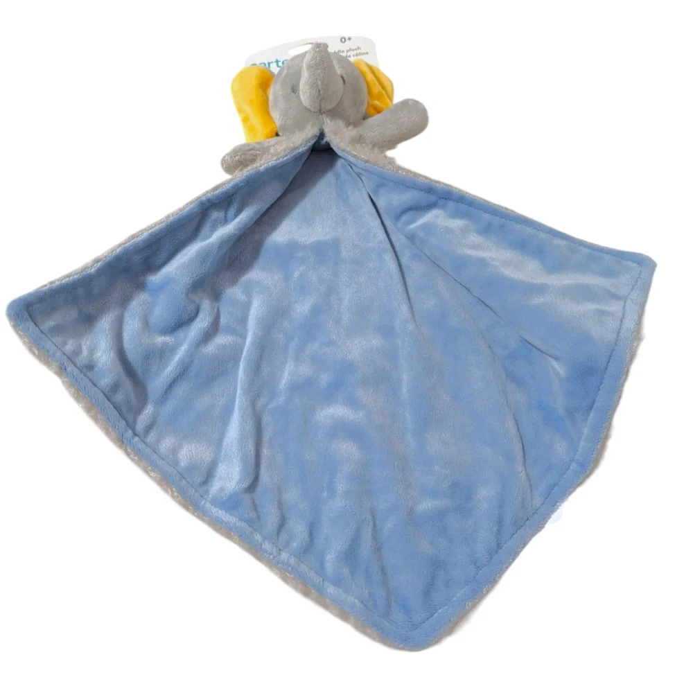 Carter's Gray Elephant Cuddle Plush Baby Stuffed Toy Lovey Soft Gift Replacement