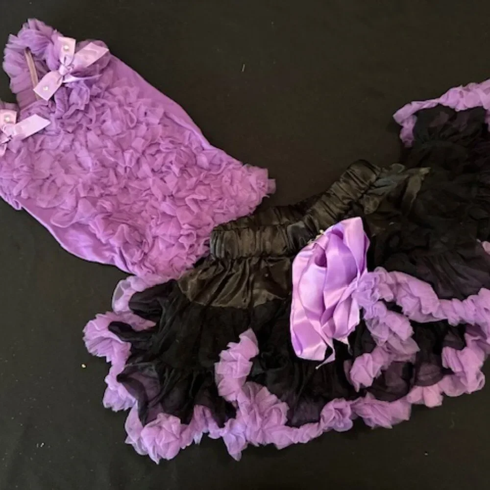 Purple Plunge Petti Outfit PP90 Size 90 3-4 YEARS NWT Boutique
