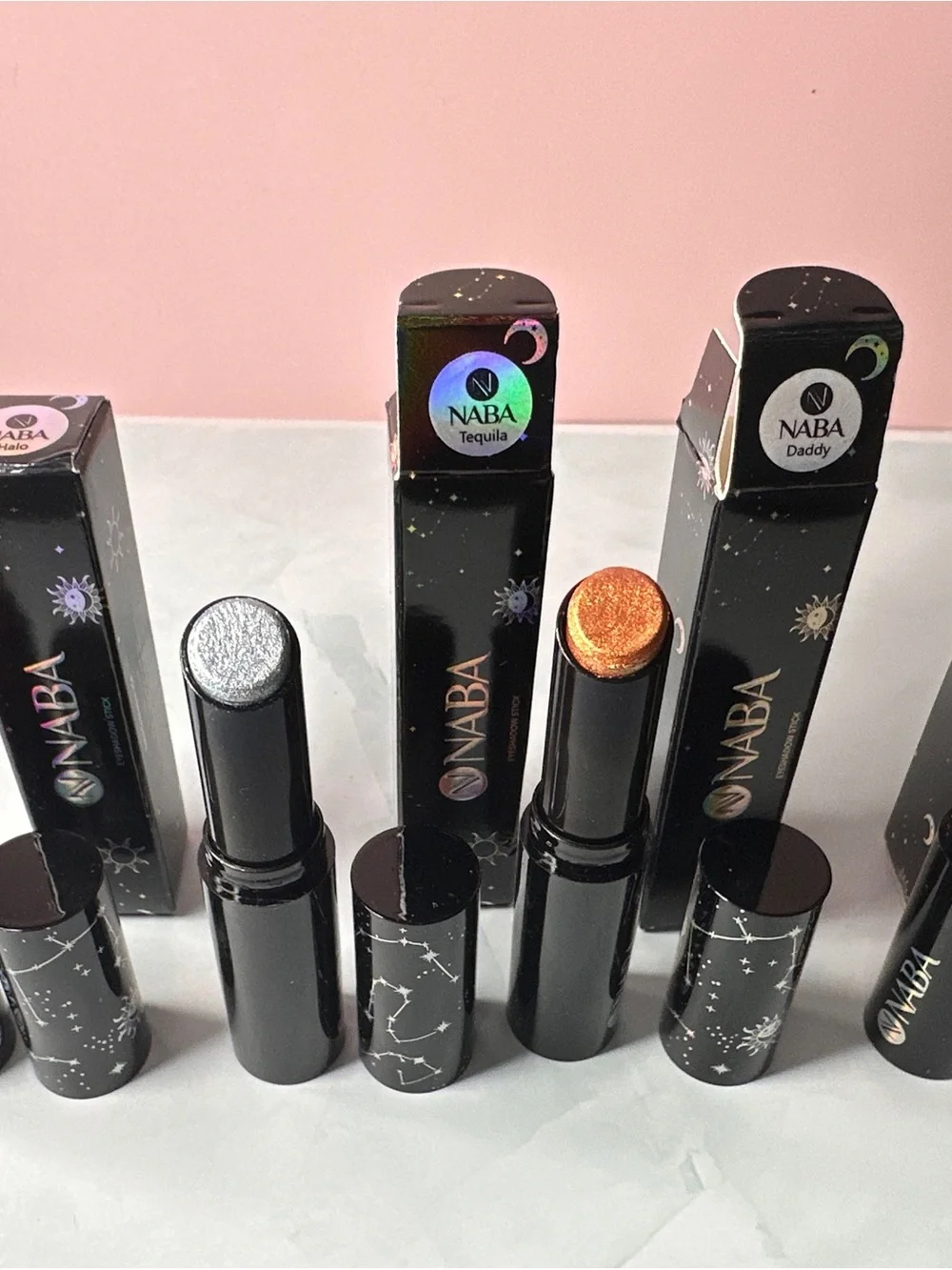 N/A metallic shimmer