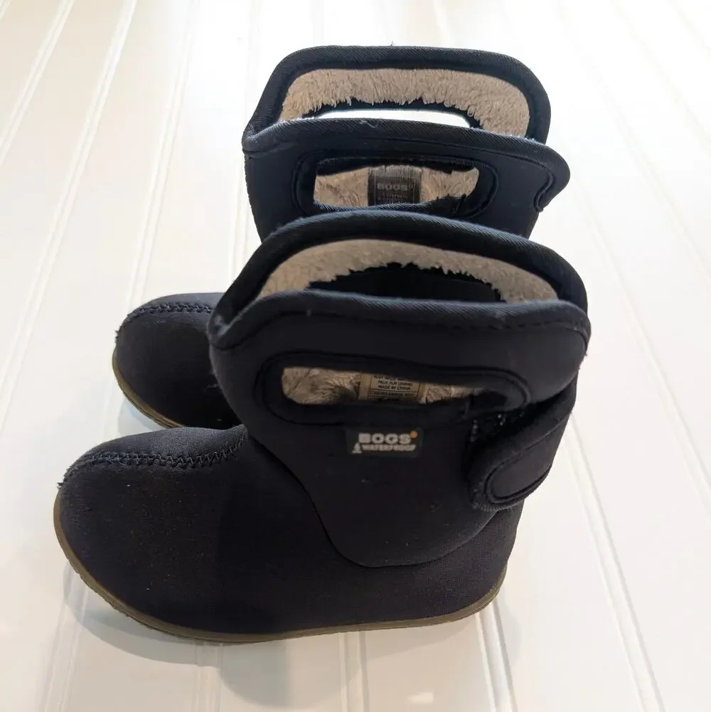 Bogs Infant/Toddler 7 Black Winter Boots