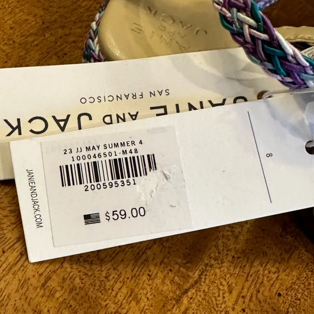 Janie and Jack new tags