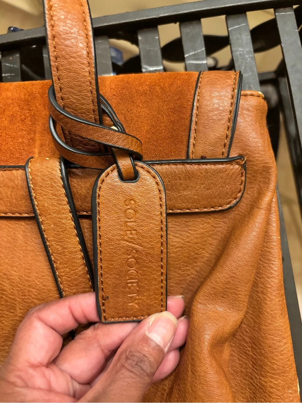 Sole Society rich cognac