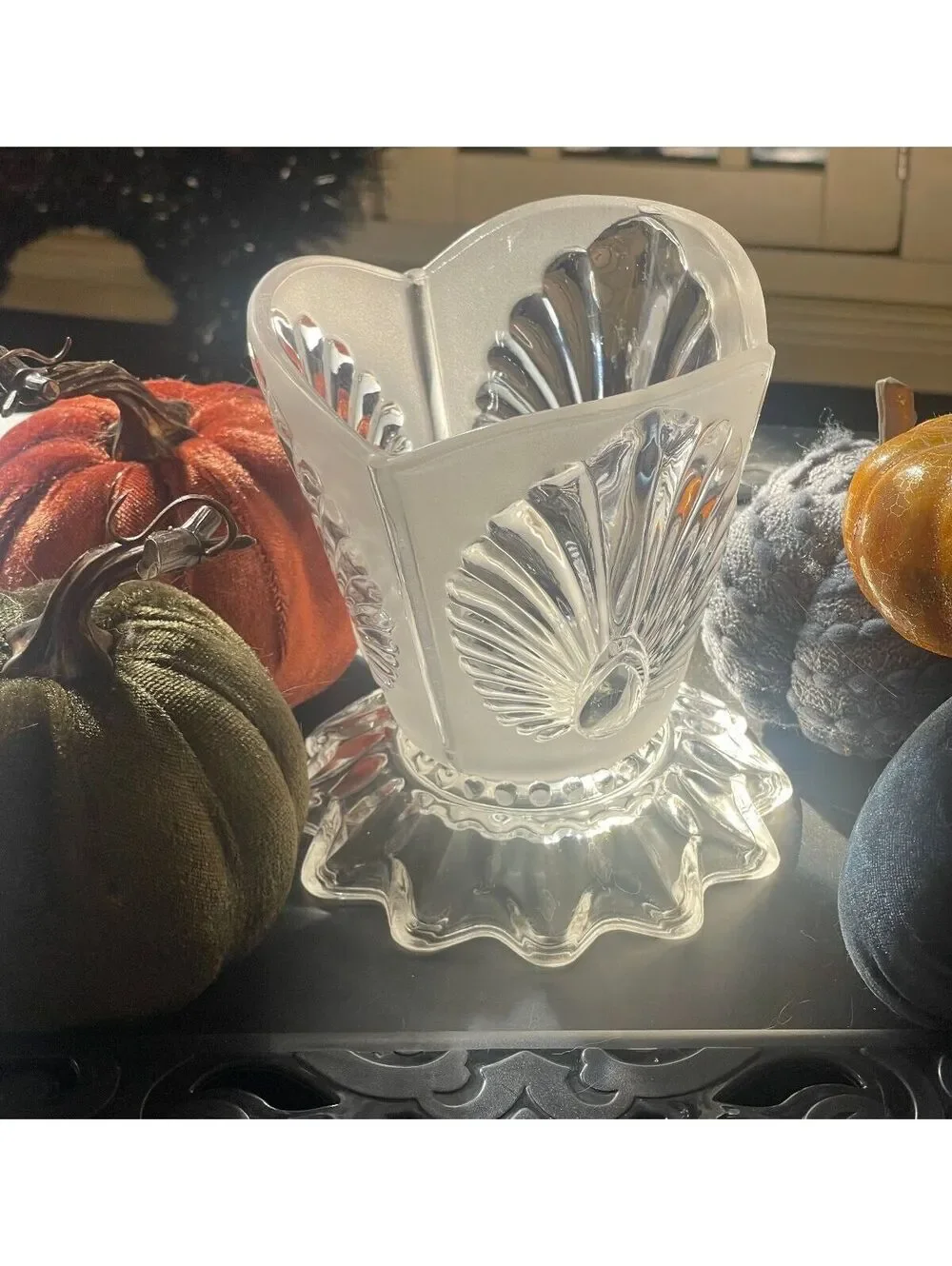 Baccarat frosted clear