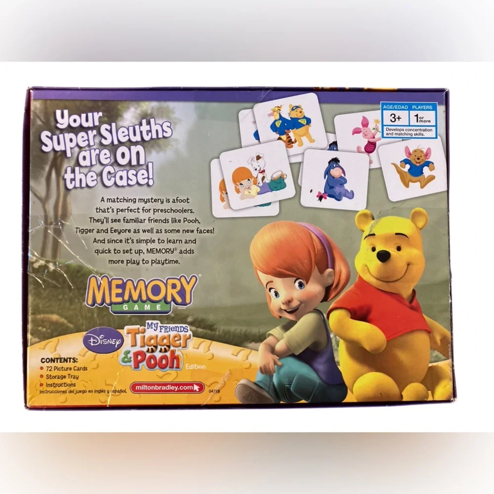 milton bradley memory game