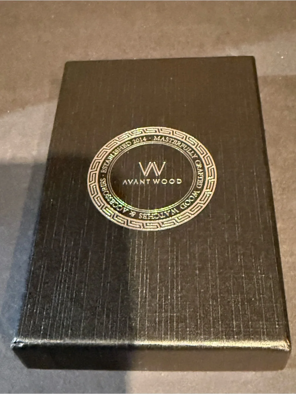 Avant wood minimalist wallet