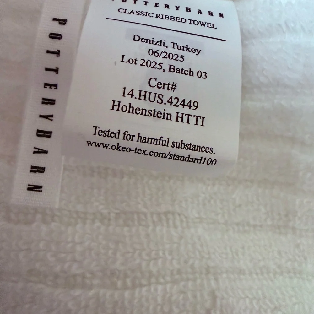 Opalhouse White Textured Ribbed Cotton Face Cloth