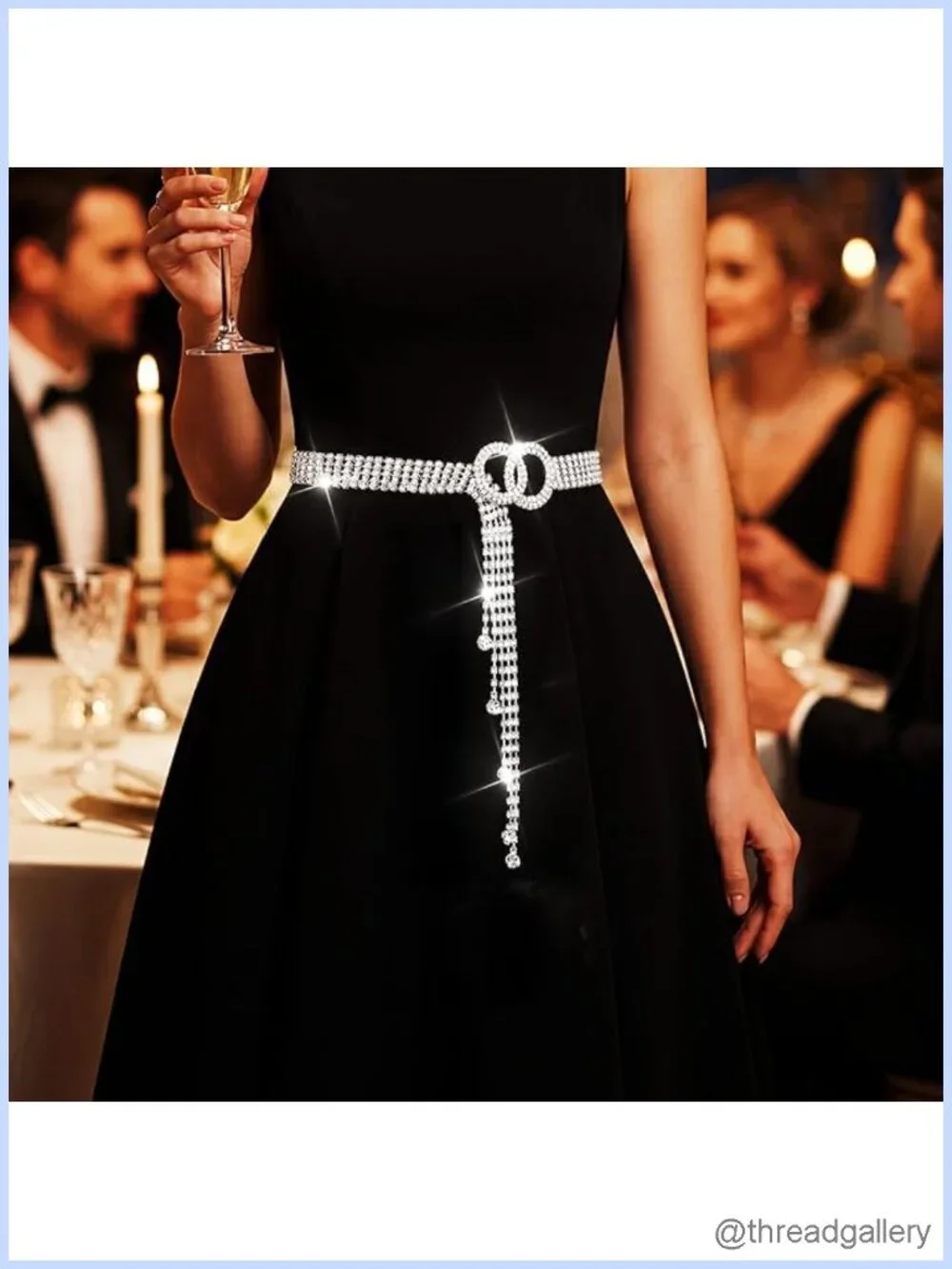 N/A sparkly rhinestone