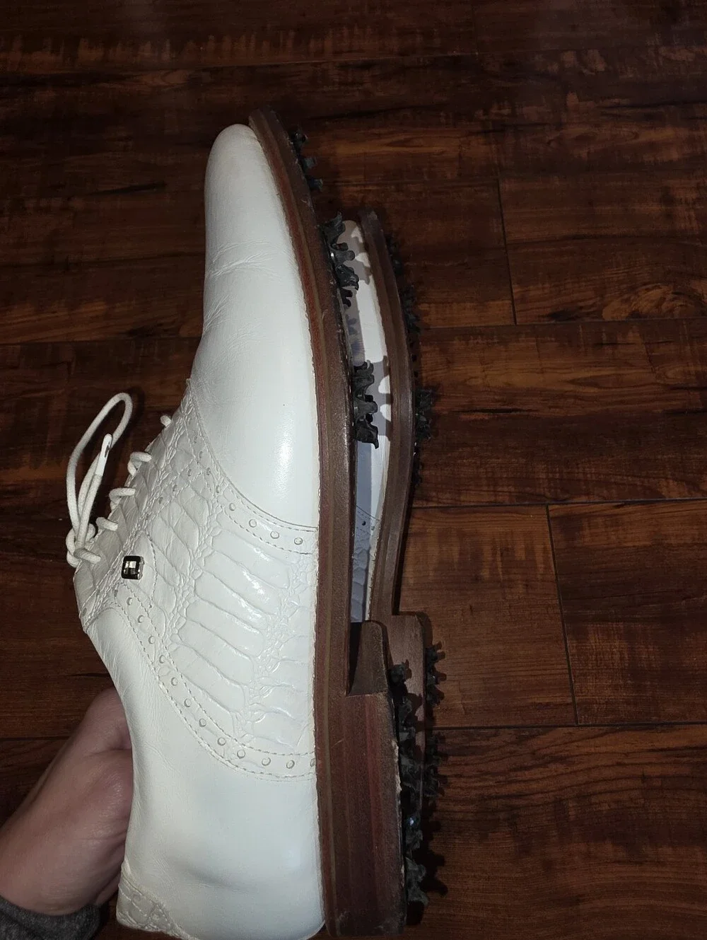 FootJoy polished white