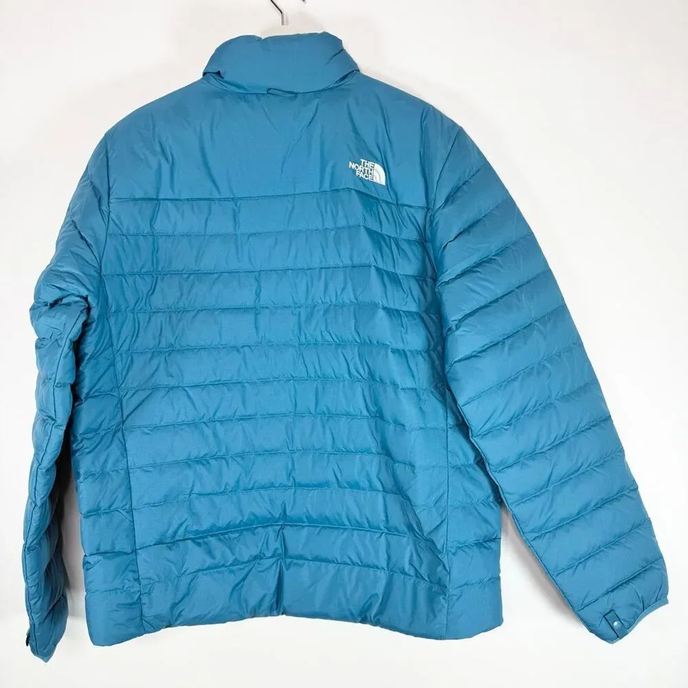 The North Face Men’s Minoqua Down Jacket in Digital Steel Deep Teal Regular Fit
