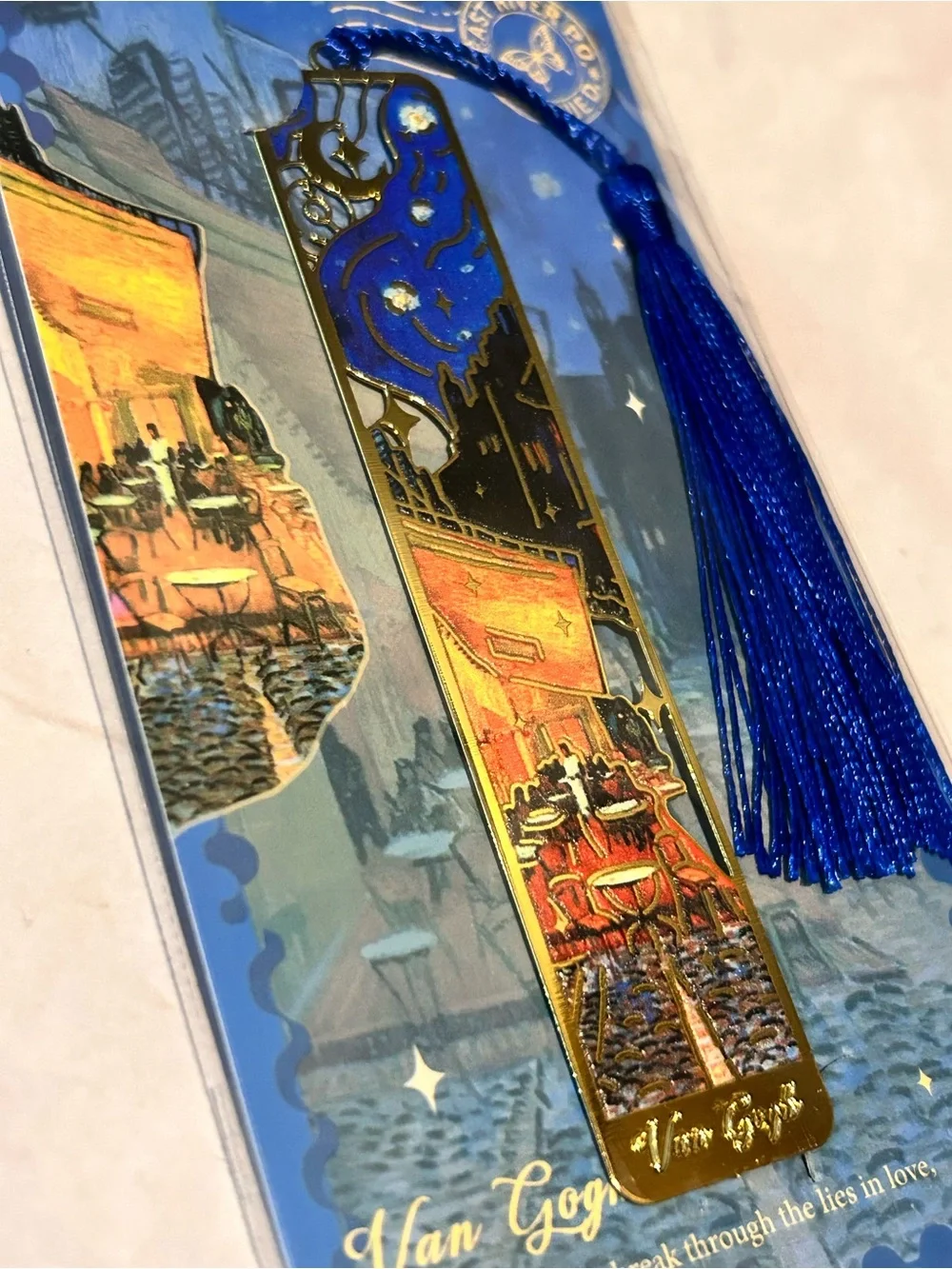 Flower Shadow Bookmark Series van gogh
