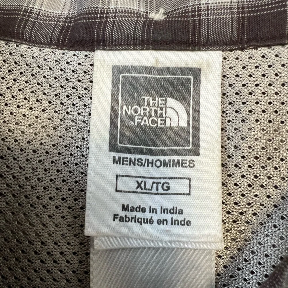The North Face Plaid Short Sleeve Button Down Shirt Size Mens XL
