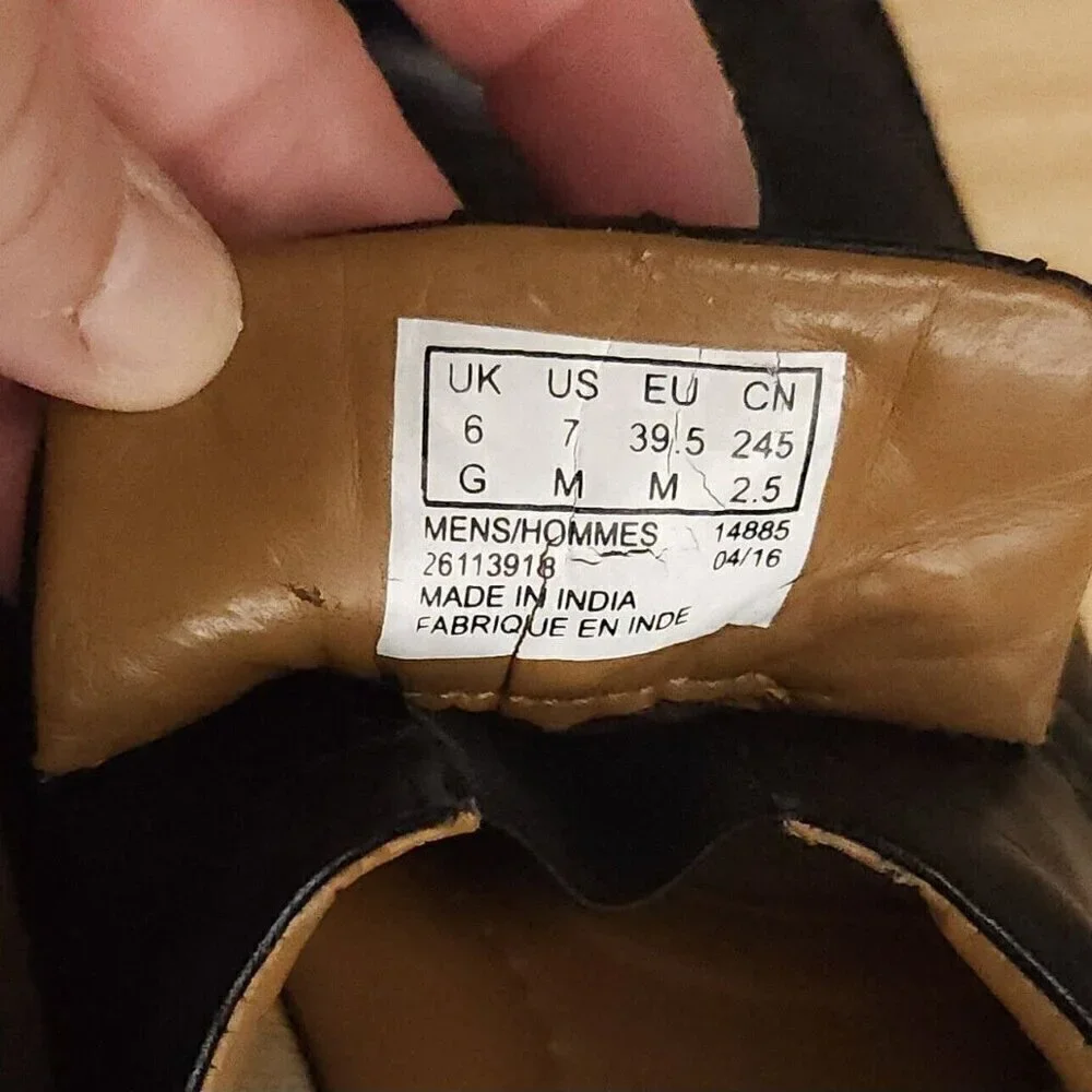 Clarks men’s black