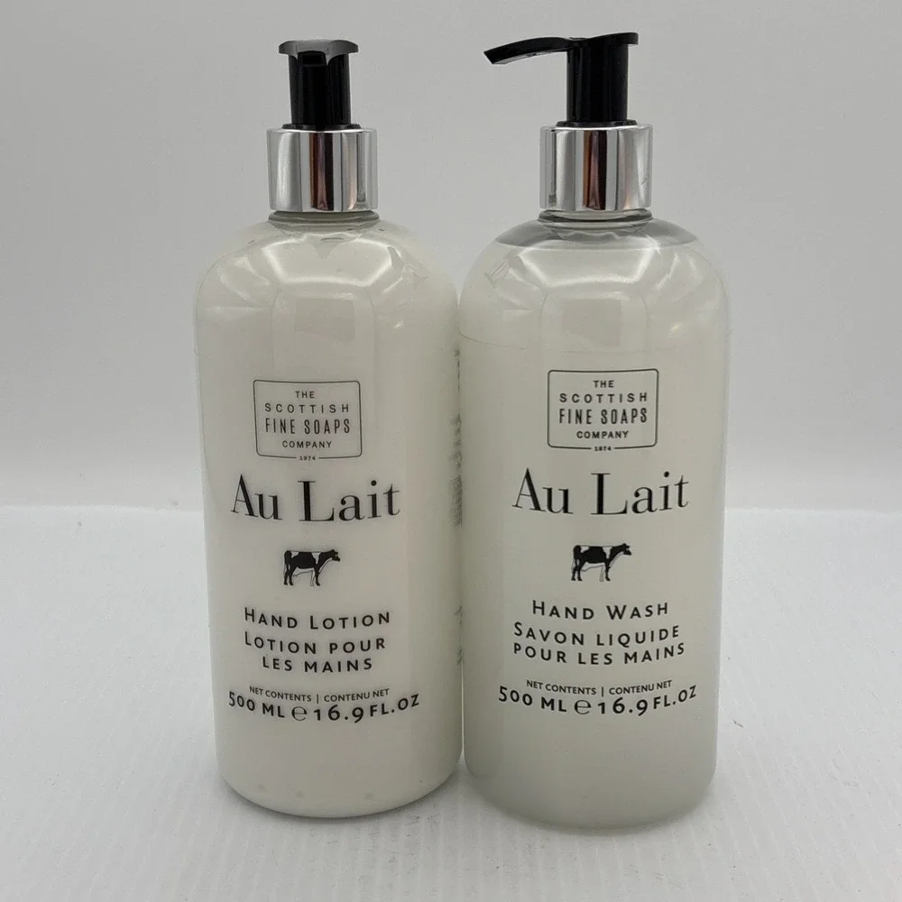 (2-Pack) THE SCOTTISH FINE SOAPS ~ Au Lait SIGNATURE Organic Milk HAND WASH