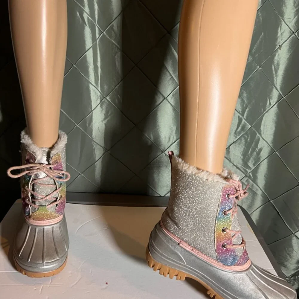 Juicy Couture Girls Lil Quinto Drive‎ Rain Boots Size 4 US *GS6