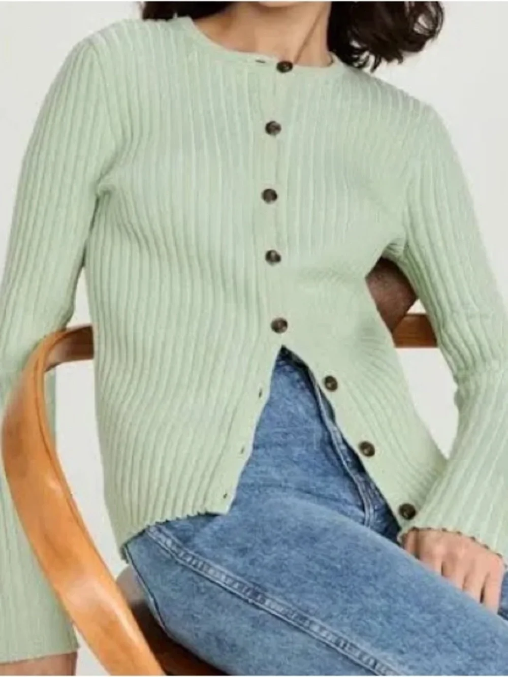 Tory Burch metallic mint
