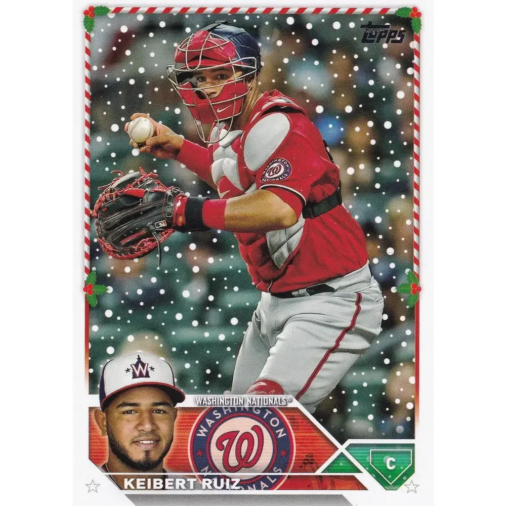2023 Topps Holiday Keibert Ruiz H121 Washington Nationals
