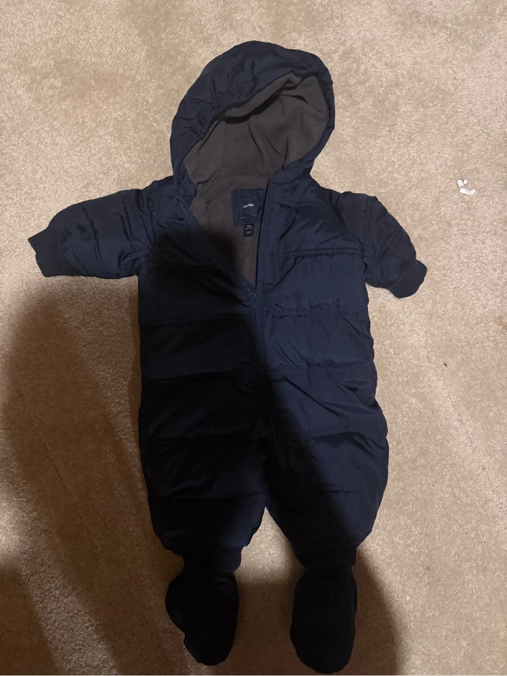 Baby GAP Navy Hooded Snowsuit