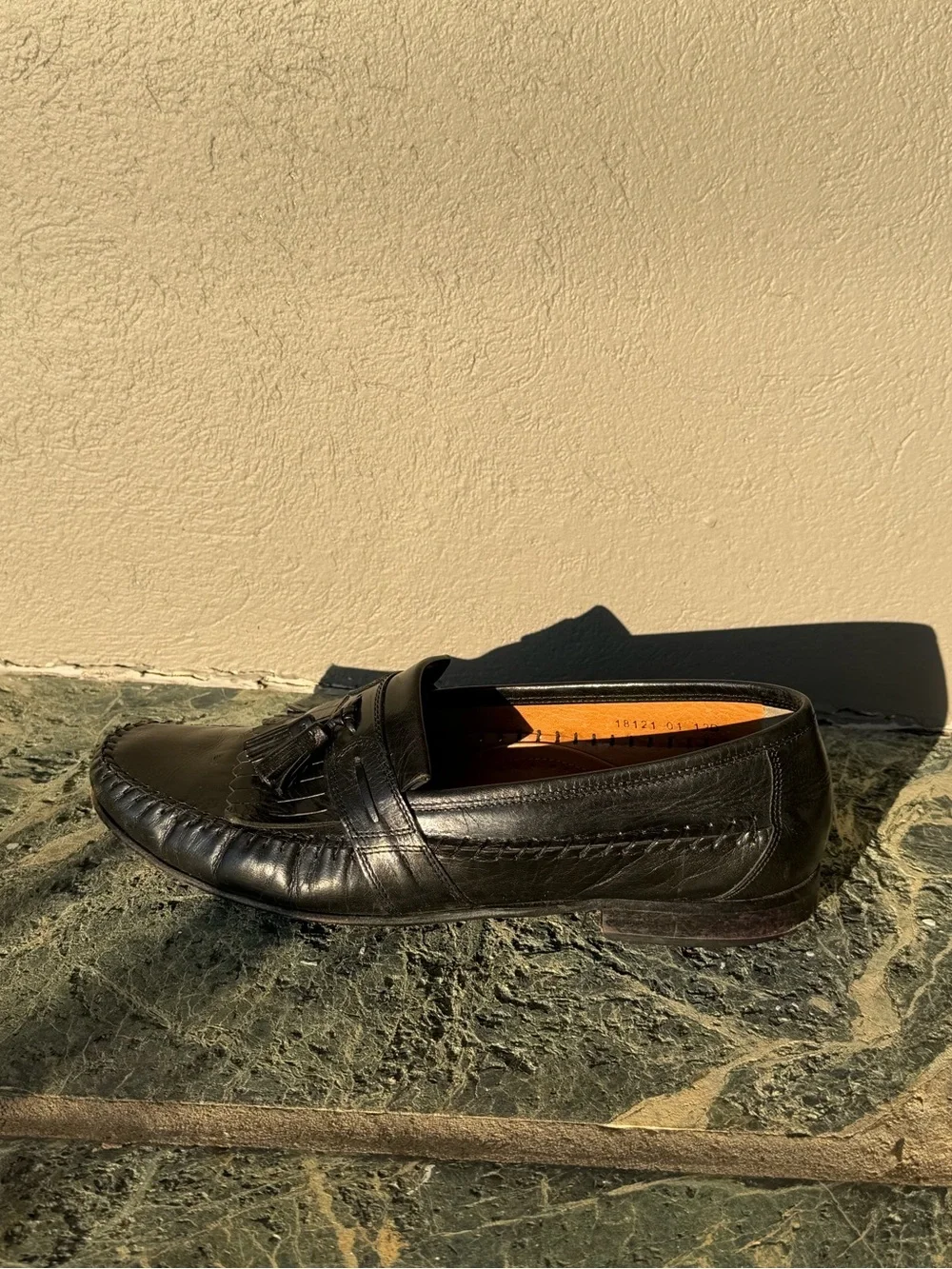 Florsheim polished black