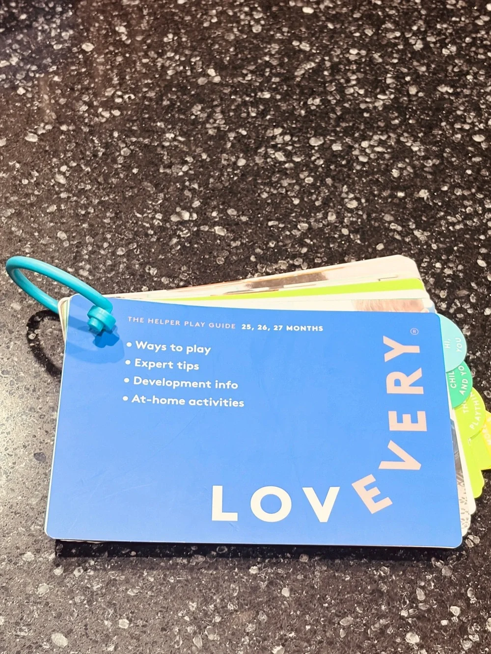 Lovevery Baby Activity Cards Play Guide - 25 26 and 27 months