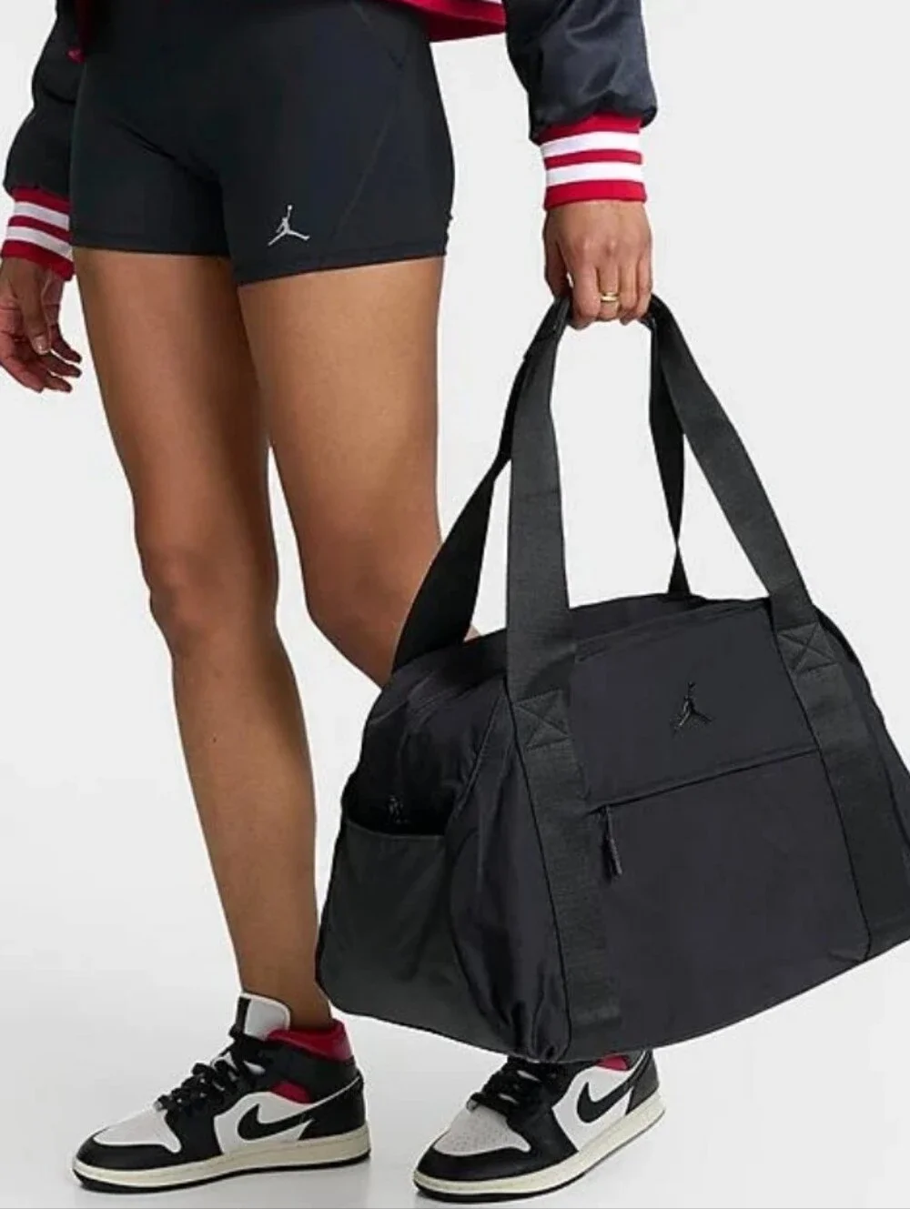 NWT Jordan Black Duffle Bag