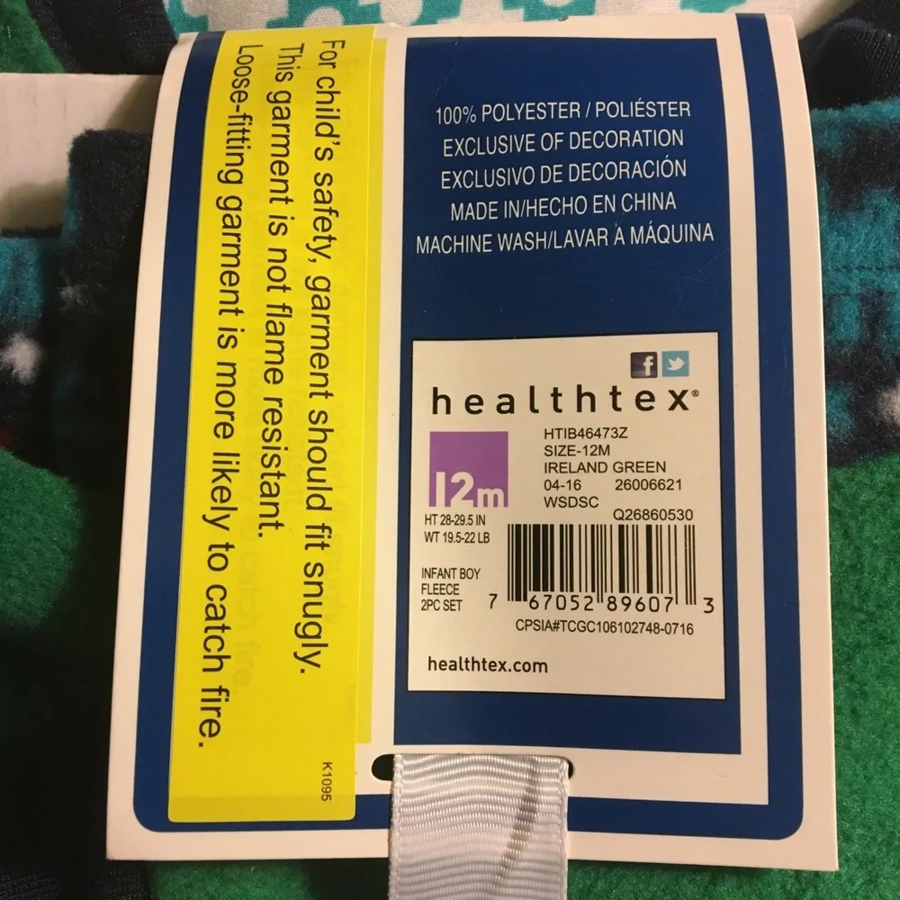 healthtex new tags
