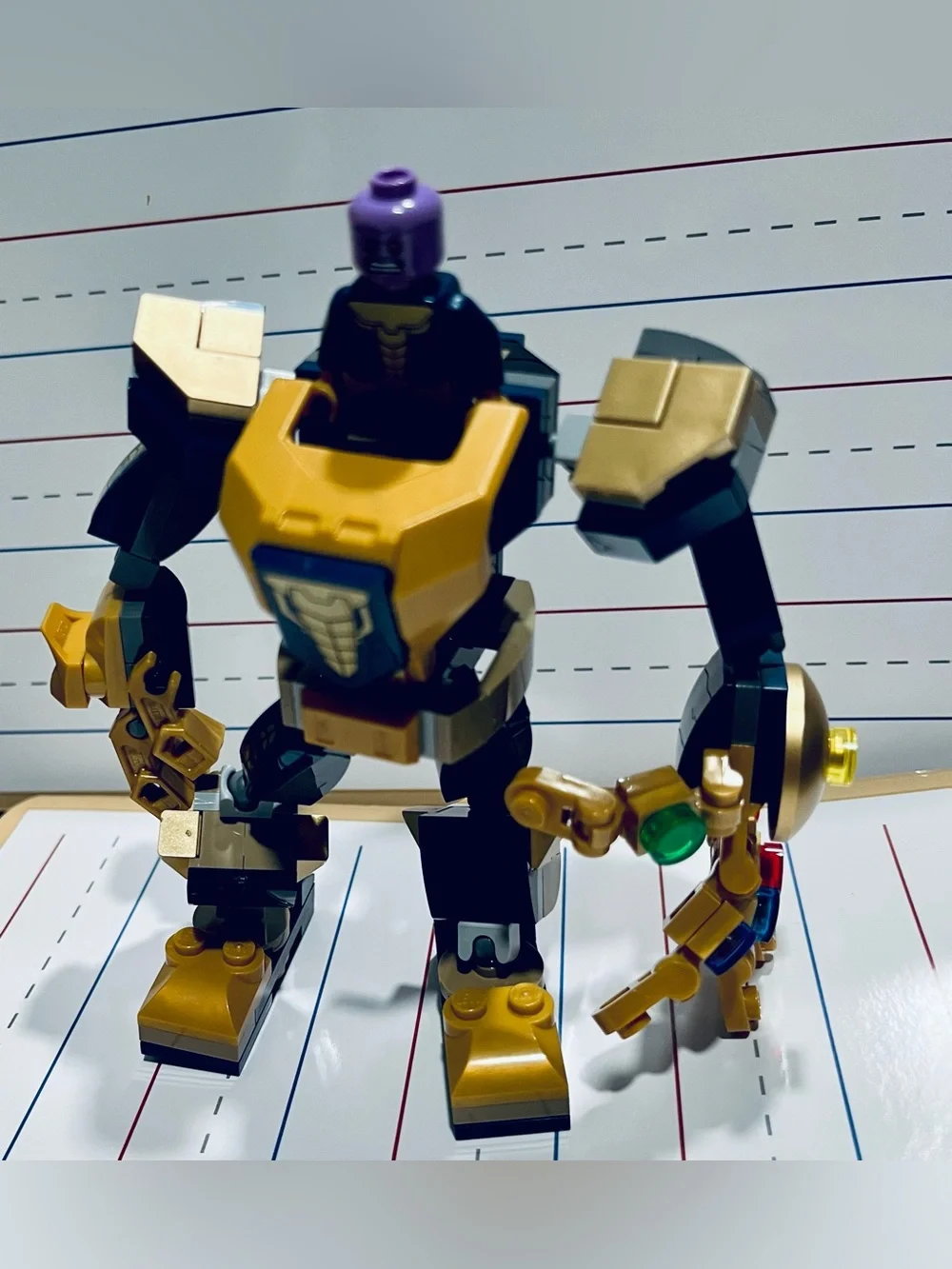 LEGO Marvel Avengers Super Heroes Gold & Black Robot Building Figure #76141