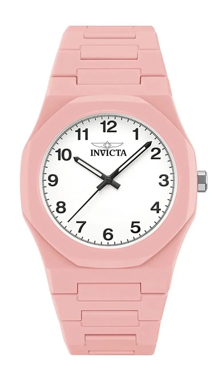 Invicta Celestial Lady 40mm Pink Tone Case White Metal Dial Pink 70389