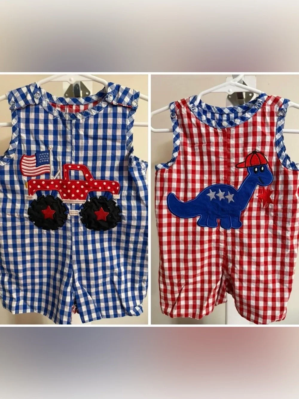 New Reversible Gingham Jon Jon
