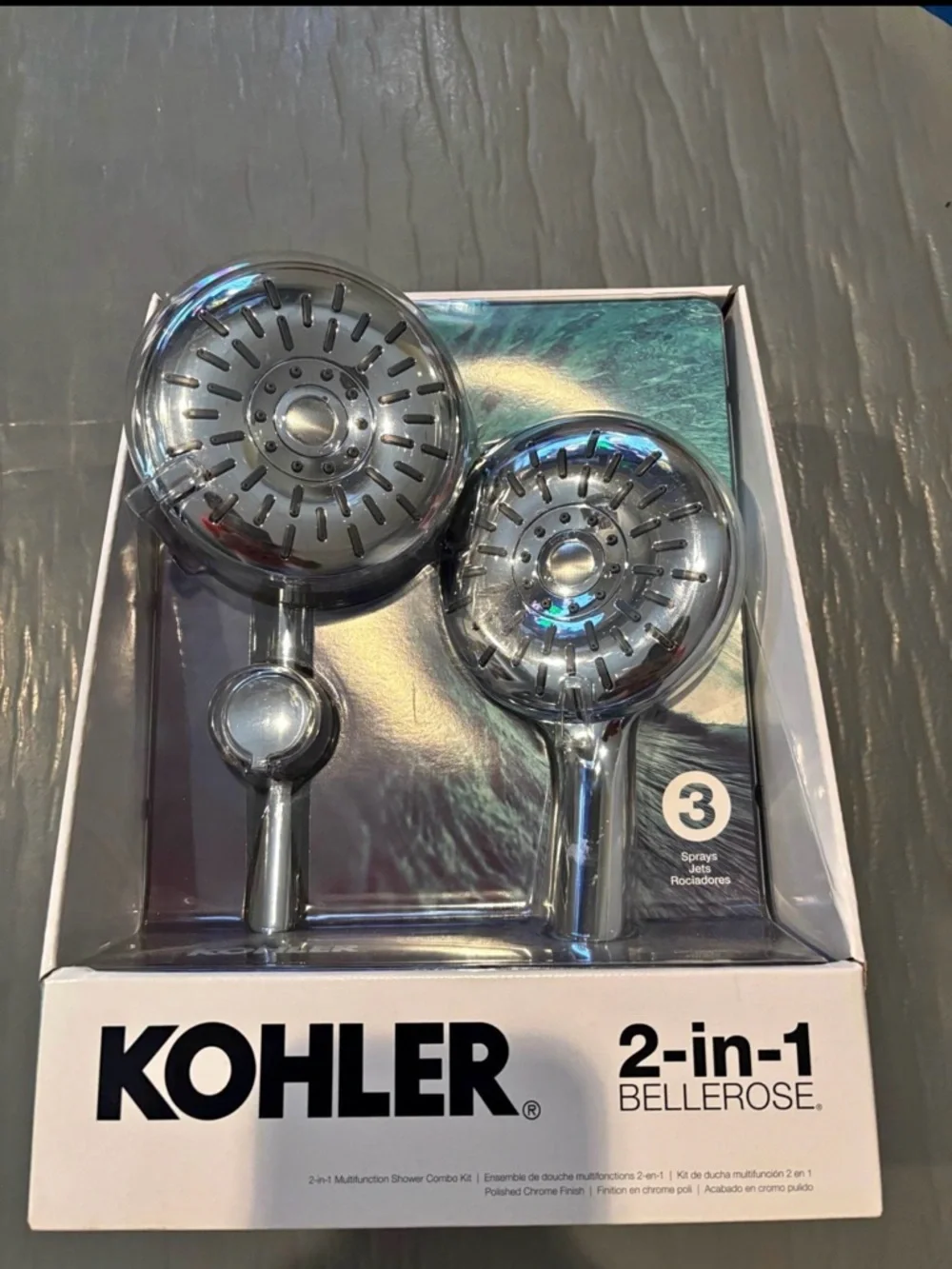 Kohler sleek chrome