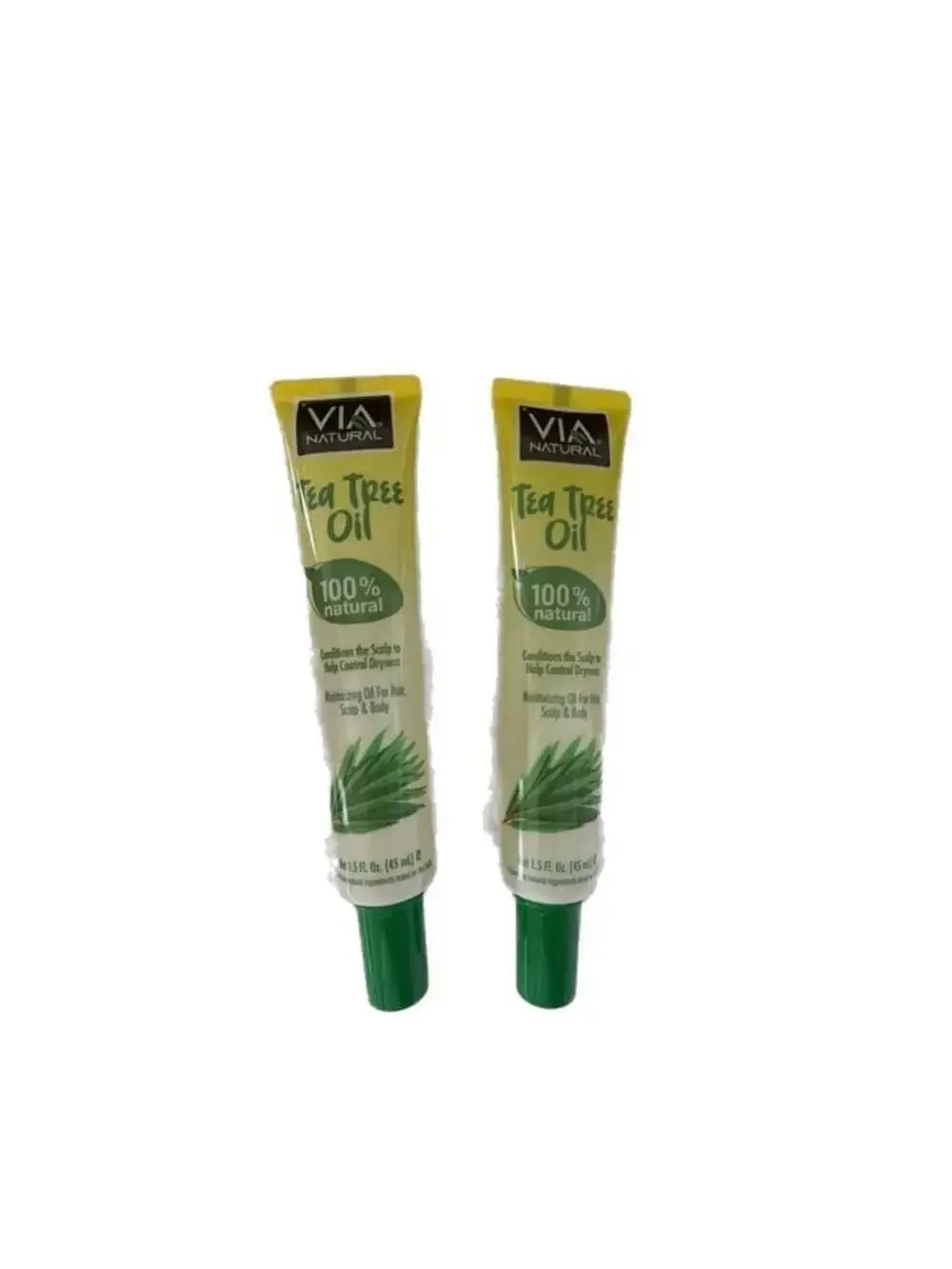 Via‎ Natural 100% Natural Tea Tree Oil Moisturizing Oil for Hair, Scalp & Body.