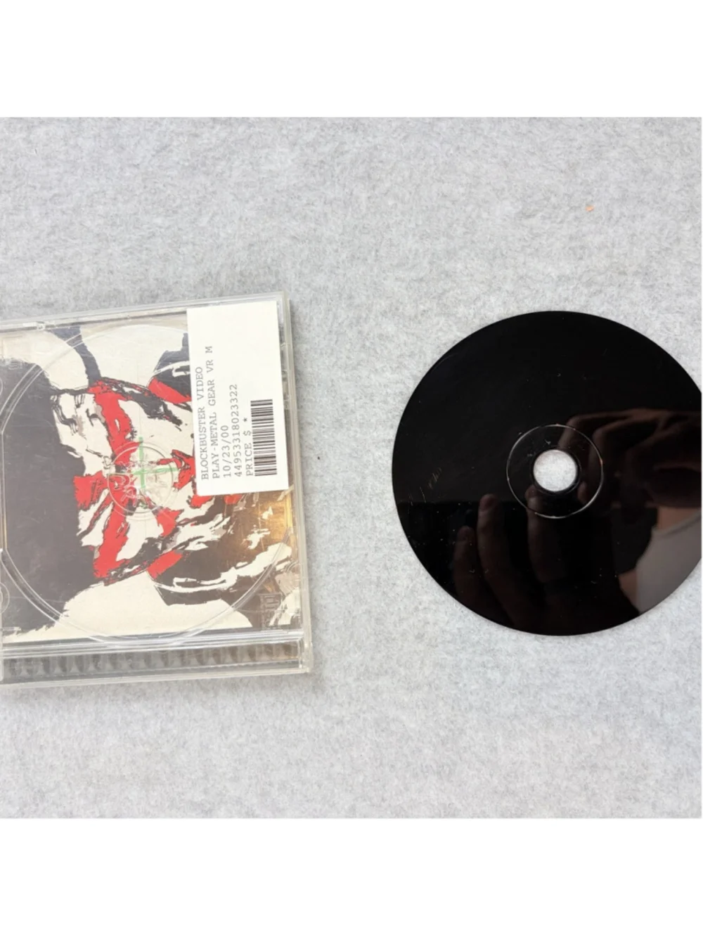 Metal Gear Solid VR Missions PS1 PlayStation 1 Black Label Konami No Manual