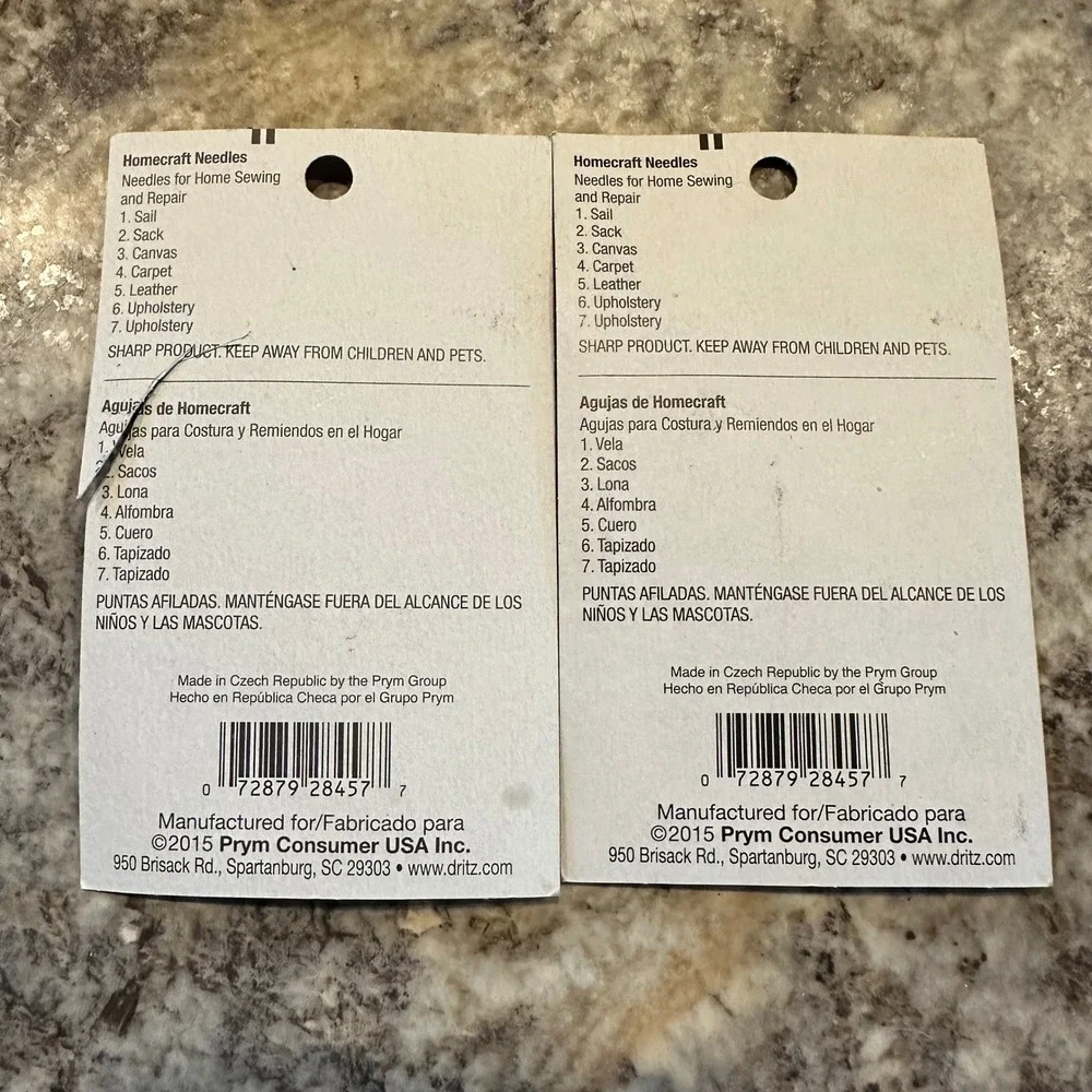 Dritz homecraft needles