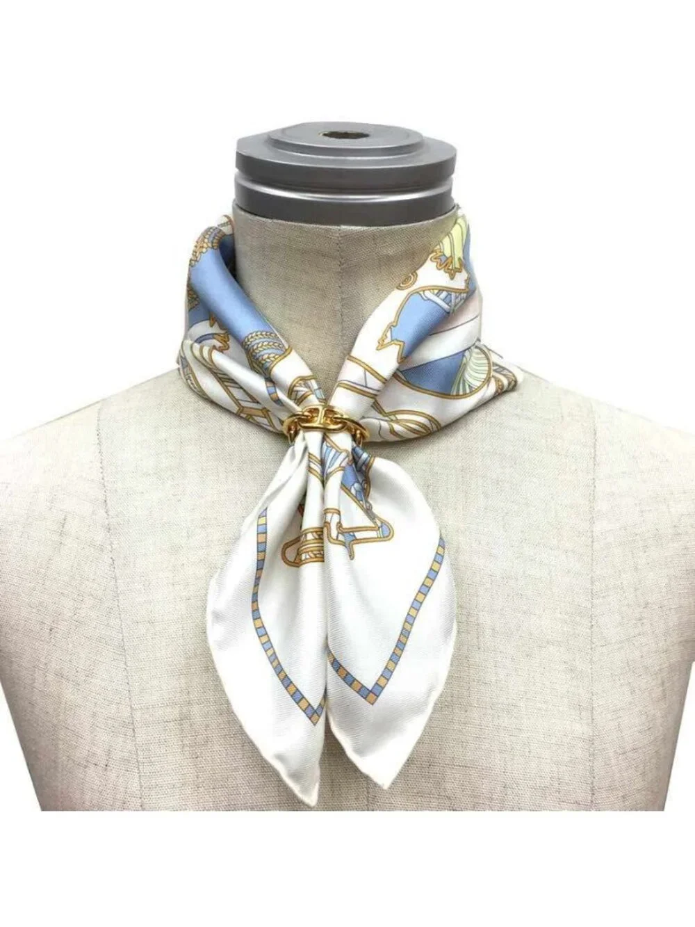 Hermes name scarf
