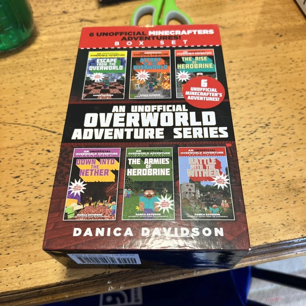 Great Adventure Stories for Minecrafters‎ - 6 Books Box Set Series in Box
