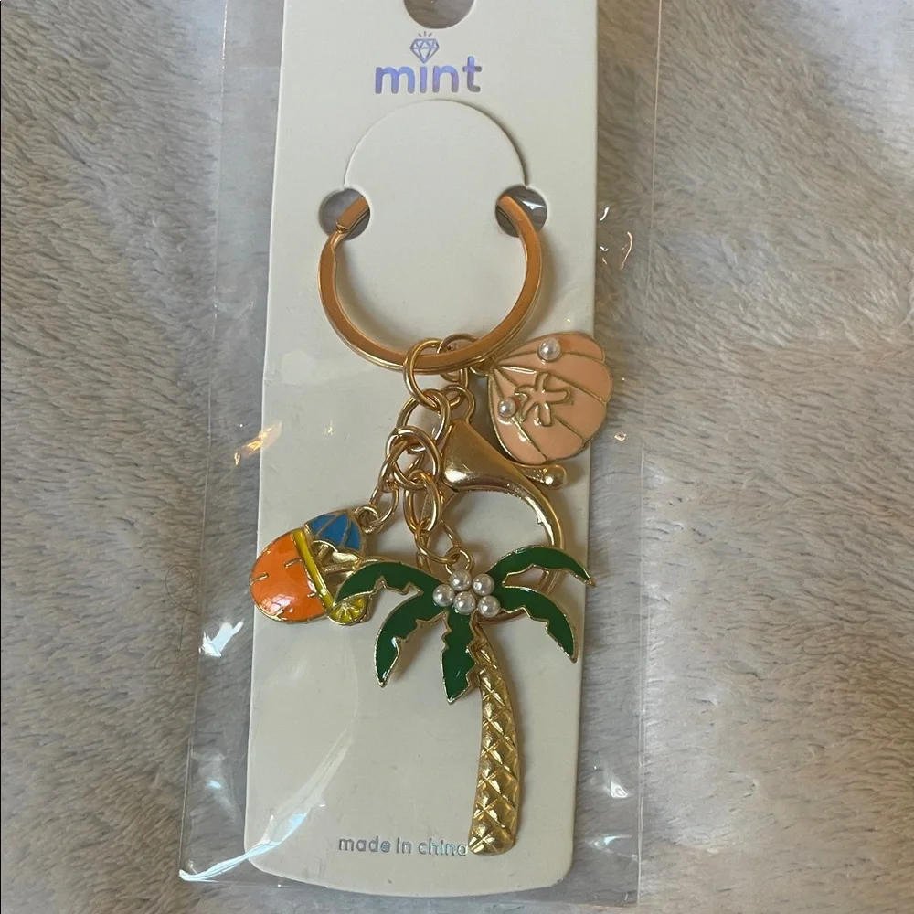 Mint charming keychain