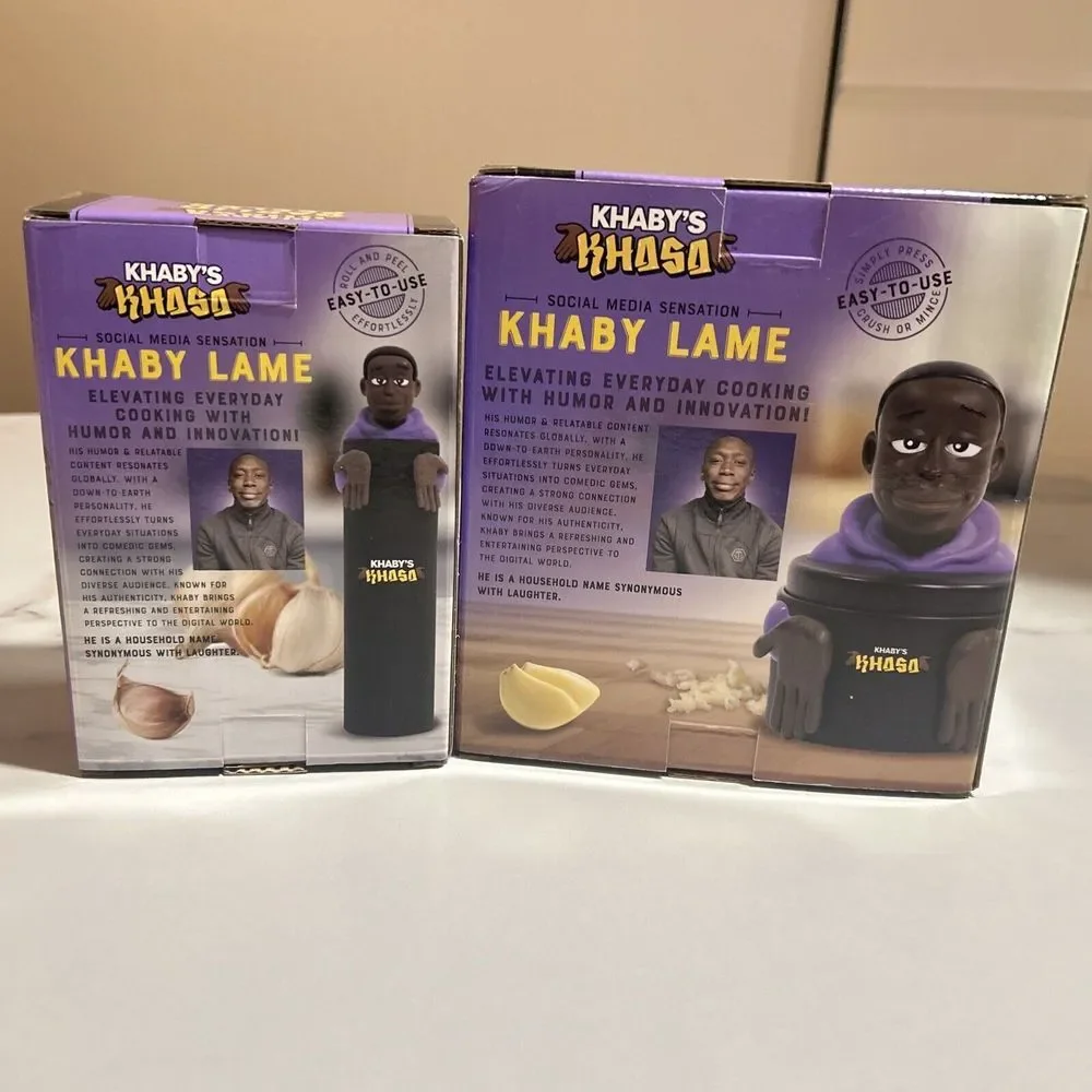 New Khaby's Khasa Garlic Crusher‎ And Peeler
