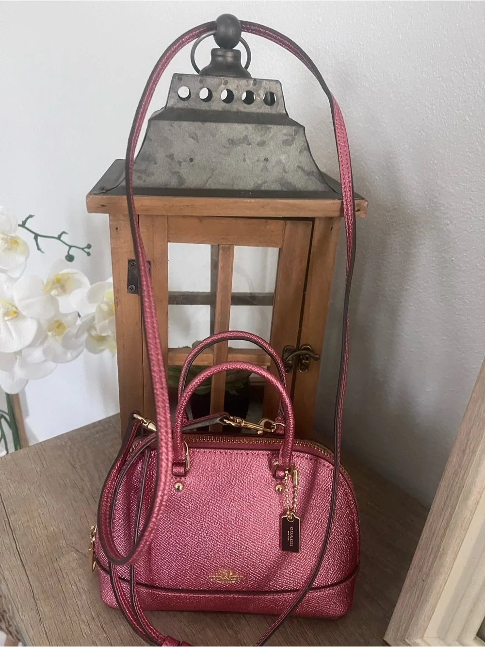 Coach compact dome
