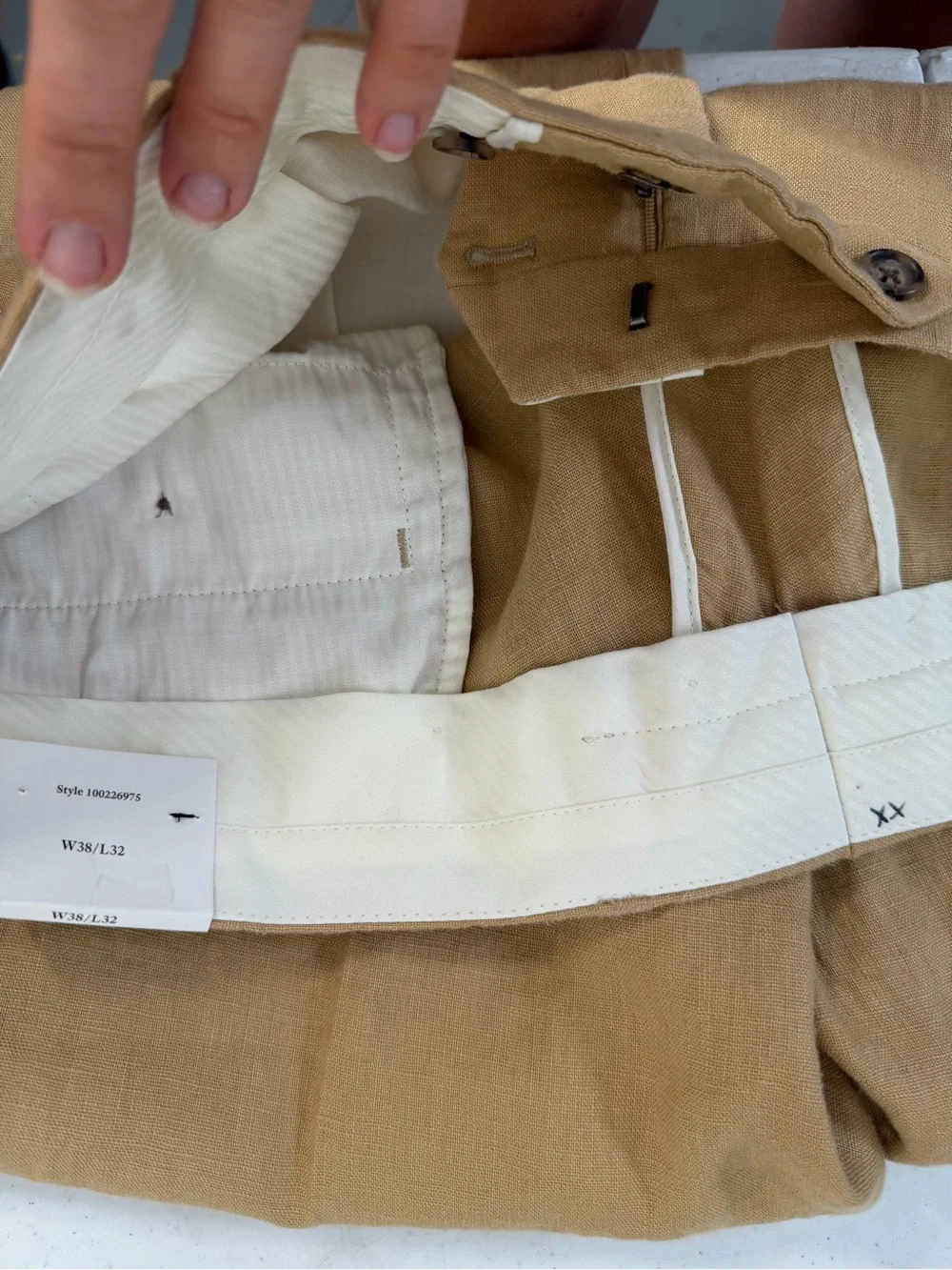 Brooks Brothers lightweight tan
