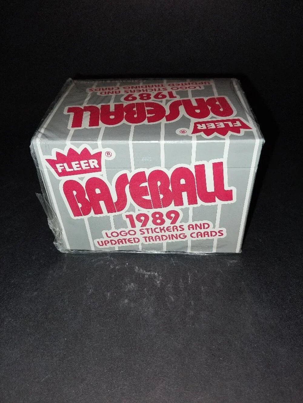 1989 Fleer Baseball Log Stickers and Updated Trading Cards New in Box Sealed