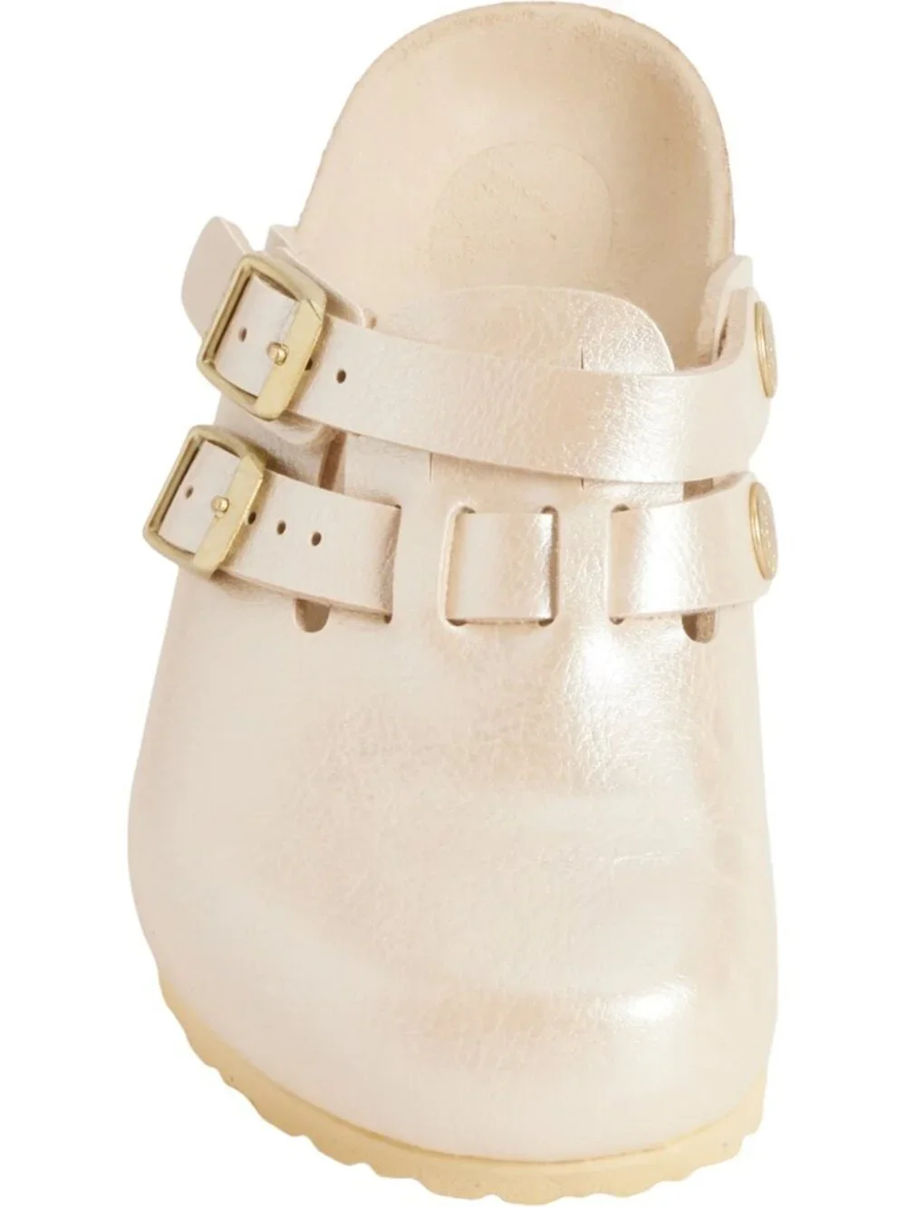 NEW Birkenstock Boston Graceful Clogs Shoes Pearl White Euro 31 BIg Kids Youth 1
